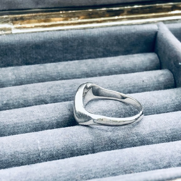 Vintage Silver Simple Modernist Ring 💍 Size 6.5 - Picture 8 of 9